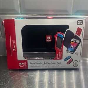 New inbox, Nintendo switch case, grips, screen protector